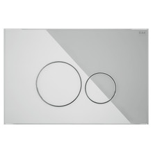 RAK Ceramics Ecofix Glass Flush Plate with Round Push Plates, alternate view 2