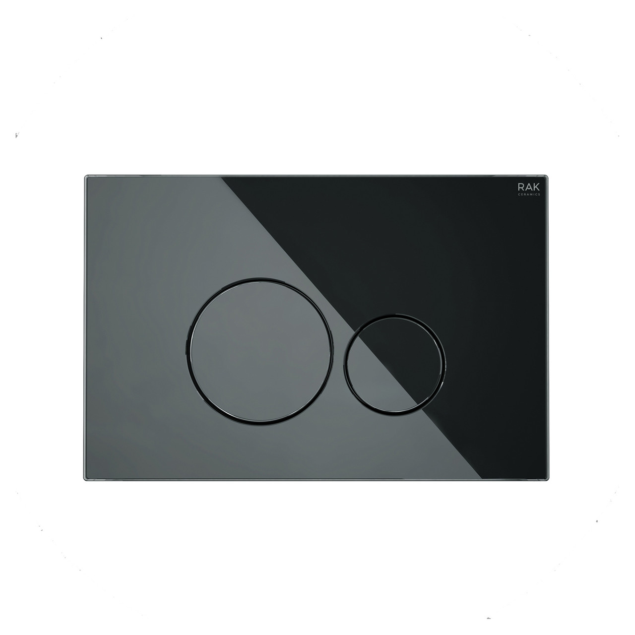 RAK Ceramics Ecofix Glass Flush Plate with Round Push Plates