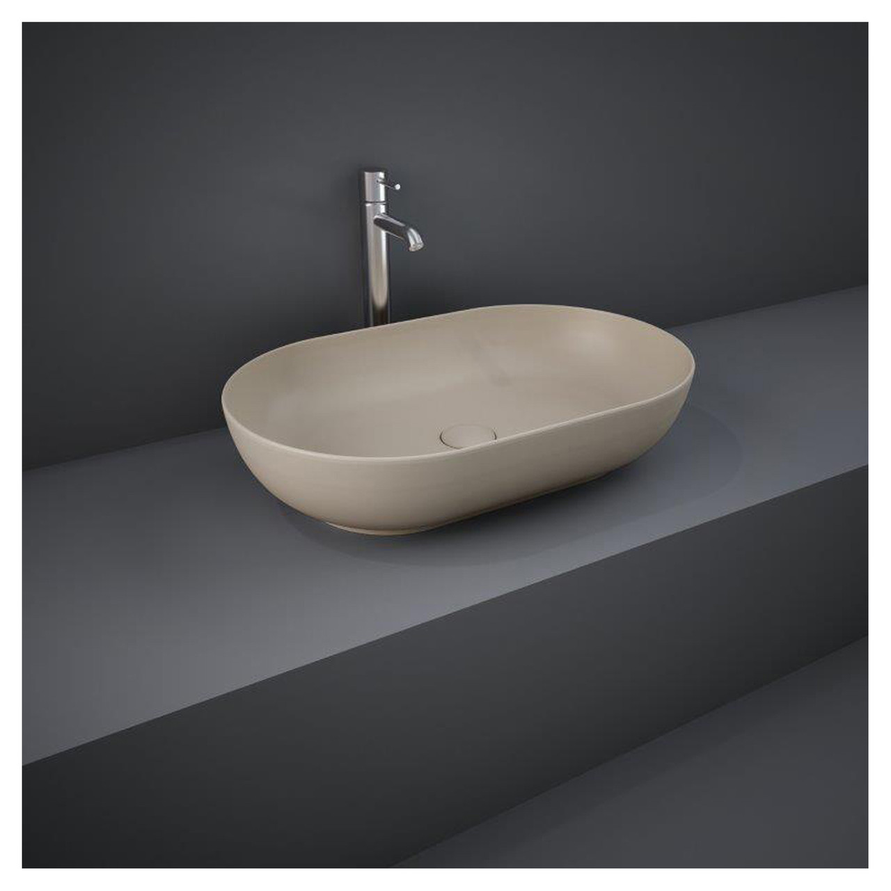 RAK Ceramics Feeling Oval Matt Counter Top Basin