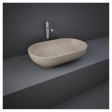 RAK Ceramics Feeling Oval Matt Counter Top Basin, alternate view 2
