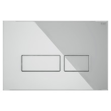 RAK Ceramics Ecofix Glass Flush Plate with Rectangular Push Plates, alternate view 2