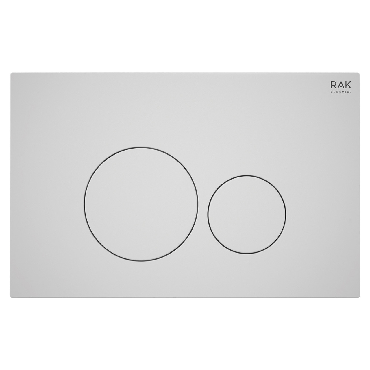 RAK Ceramics Ecofix Matt Flush Plate with Round Push Plates