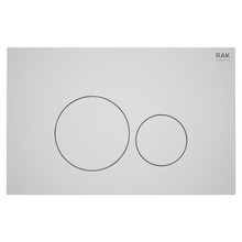 RAK Ceramics Ecofix Matt Flush Plate with Round Push Plates, alternate view 2