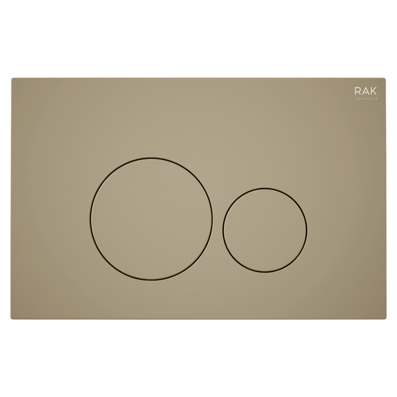 RAK Ceramics Ecofix Matt Flush Plate with Round Push Plates
