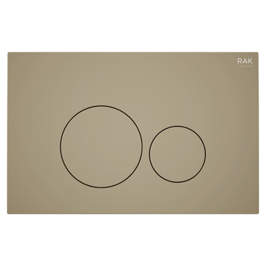 RAK Ceramics Ecofix Matt Flush Plate with Round Push Plates, alternate view 3