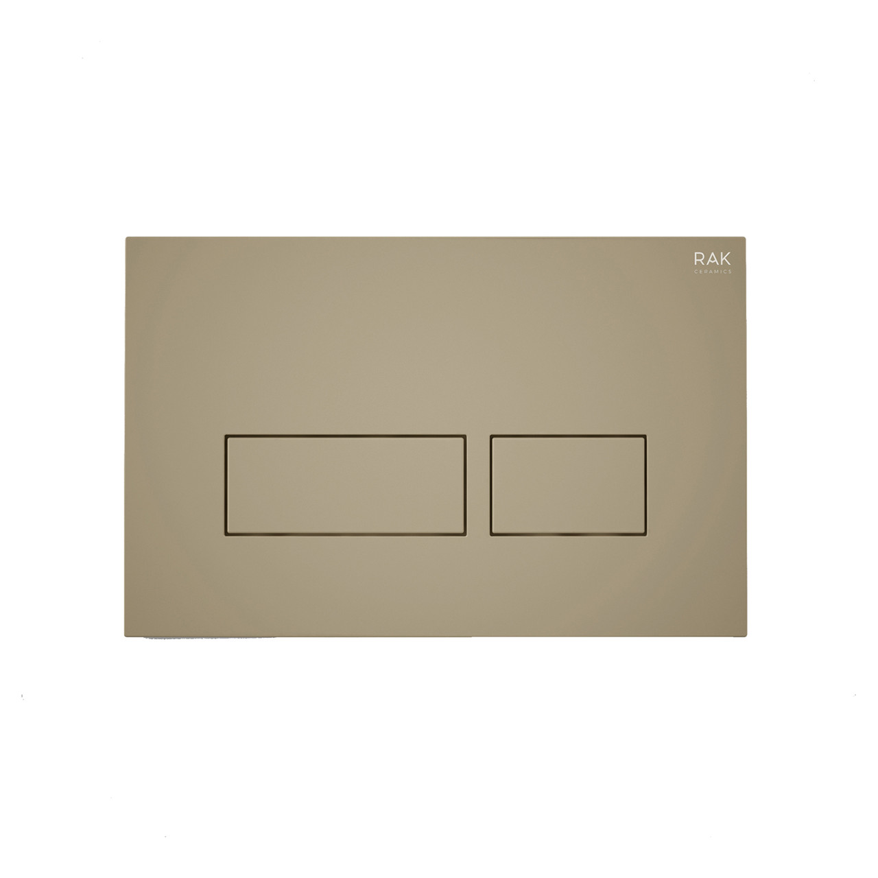 RAK Ceramics Ecofix Matt Flush Plate with Rectangular Push Plates