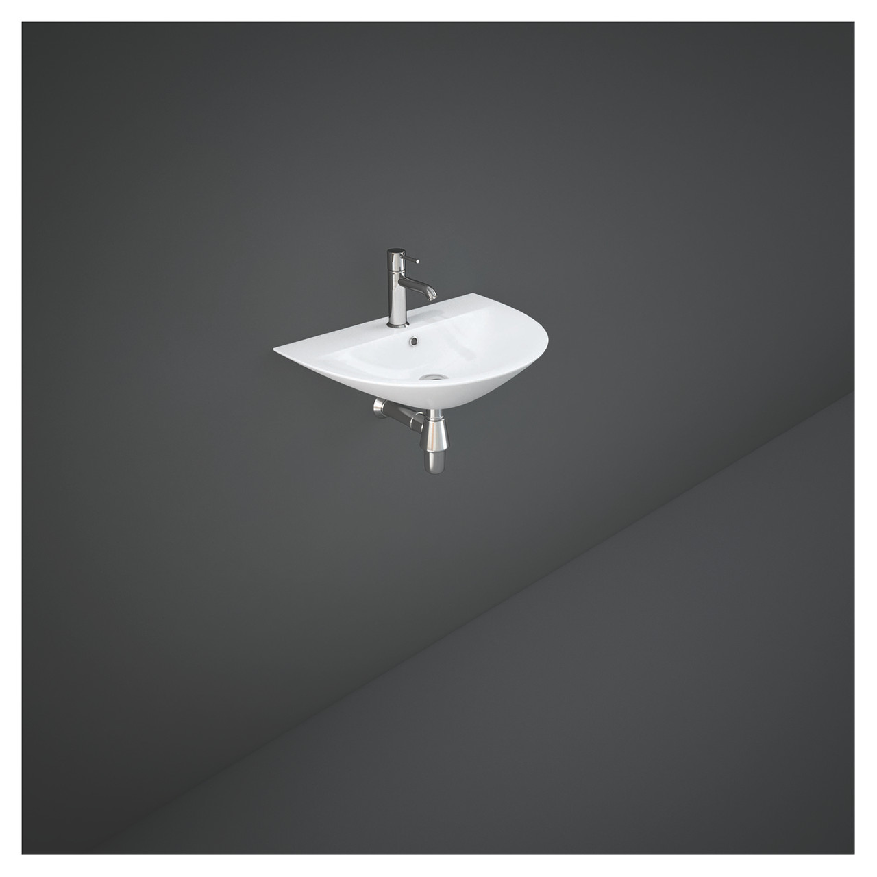 RAK Ceramics Morning Basin with 1 Tap Hole