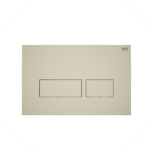 RAK Ceramics Ecofix Matt Greige Flush Plate with Rectangular Push Plates, alternate view 2