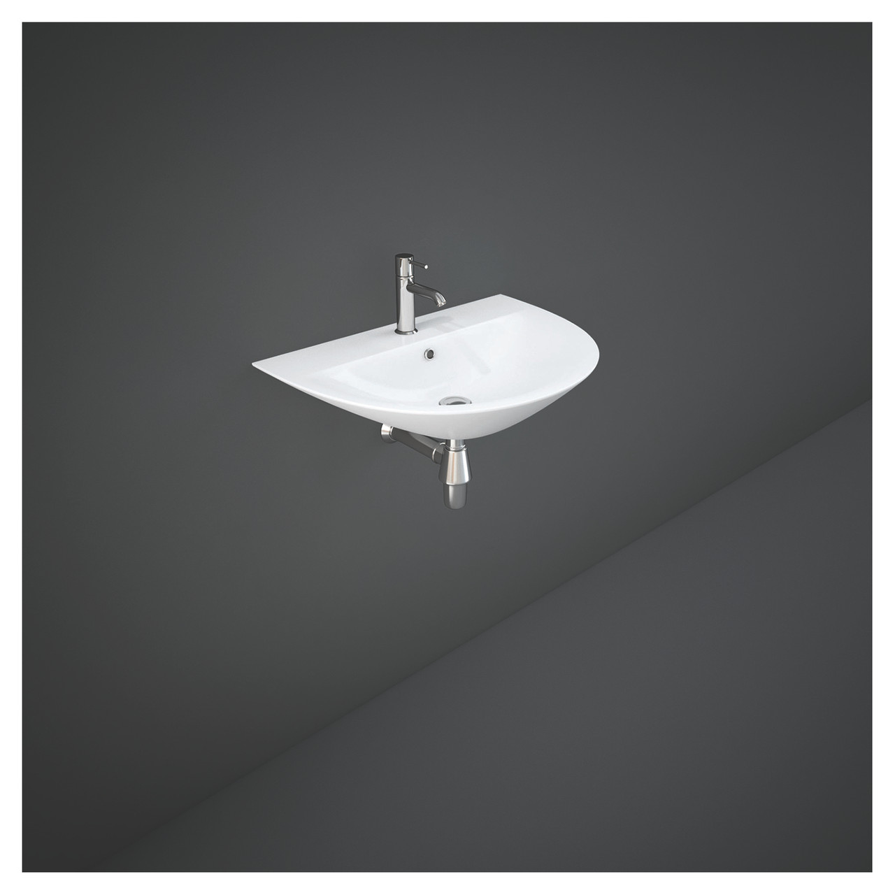 RAK Ceramics Morning Basin with 1 Tap Hole