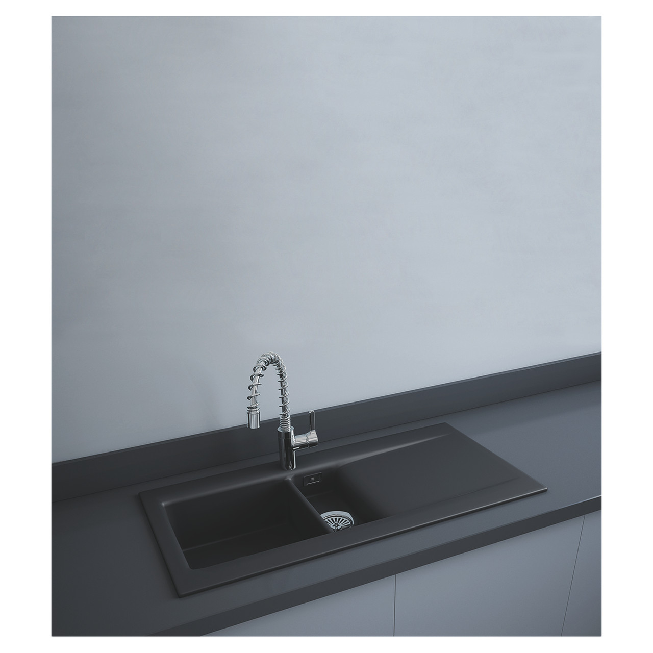 RAK Ceramics Dream Matt 1.5 Bowl Slim Kitchen Sink