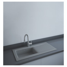 RAK Ceramics Dream 1.0 Bowl Slim Kitchen Sink, alternate view 2