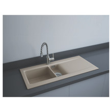 RAK Ceramics Dream Matt 1.5 Bowl Slim Kitchen Sink, alternate view 2
