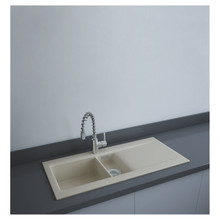 RAK Ceramics Dream Matt Greige 1.5 Bowl Slim Kitchen Sink, alternate view 2