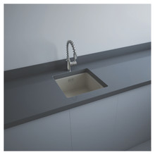 RAK Ceramics Silvia Matt Greige Drop In Kitchen Sink, alternate view 2