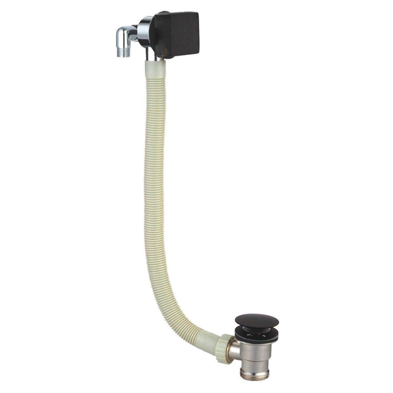 RAK Ceramics Square Bath Overflow Filler with Clicker Waste