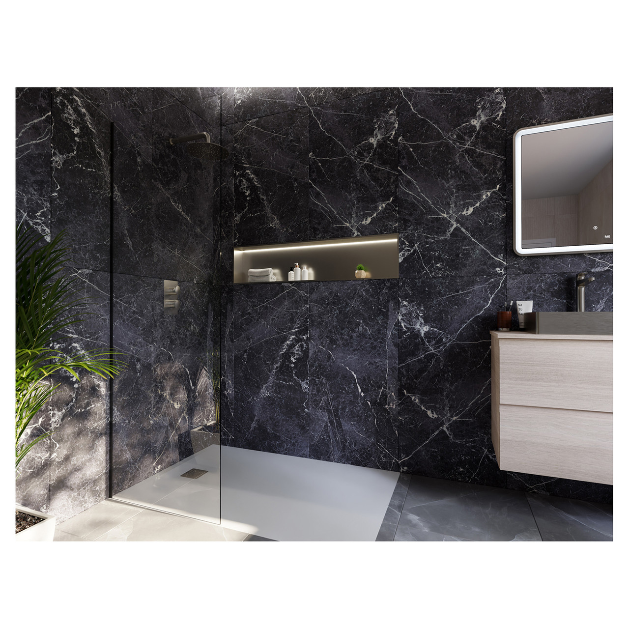 RAK Ceramics Ingot Recessed Niche with LED