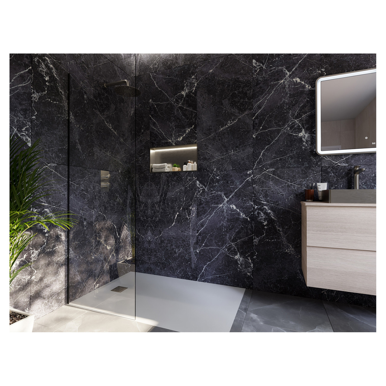 RAK Ceramics Ingot Recessed Niche with LED