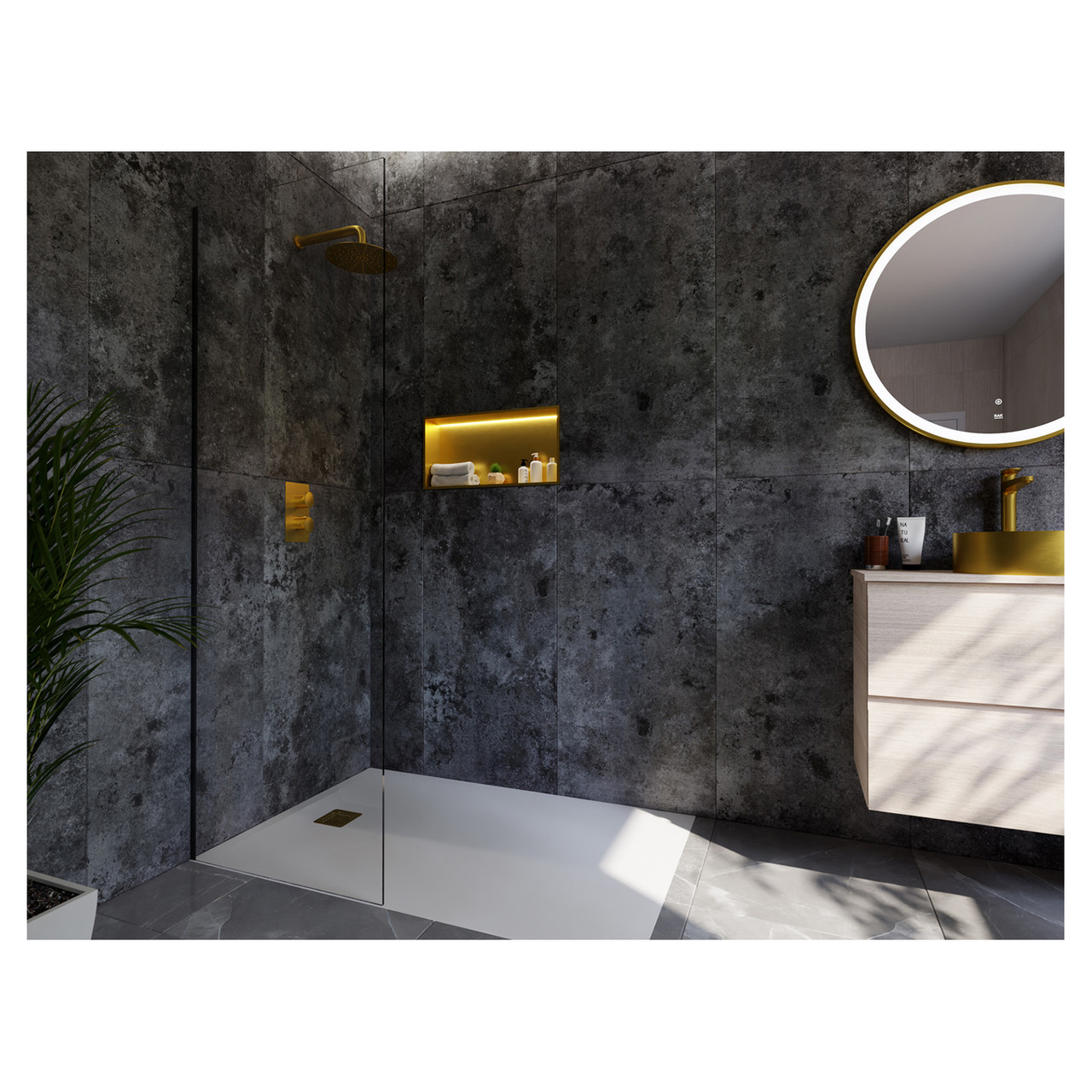 RAK Ceramics Ingot Recessed Niche with LED
