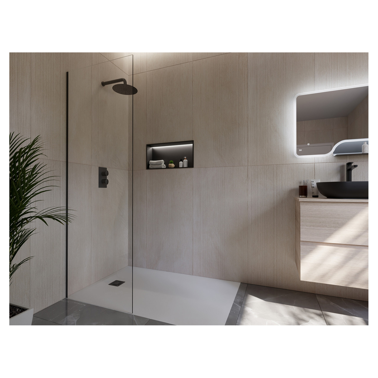 RAK Ceramics Ingot Recessed Niche with LED