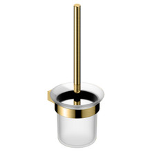 RAK Ceramics Petit Round Brushed Toilet Brush Holder, alternate view 2