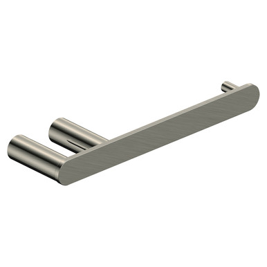 Rak Ceramics Nickel Petit Round Brushed Toilet Roll Holder | | Stainless Steel + Zinc Alloy | 59Mm X 20Mm X 195Mm