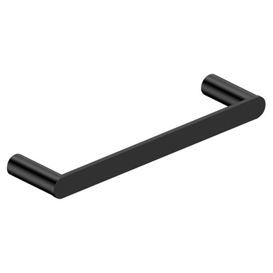 Rak Ceramics Black Petit Round Matt Towel Ring | | Stainless Steel + Zinc Alloy | 59Mm X 20Mm X 240Mm