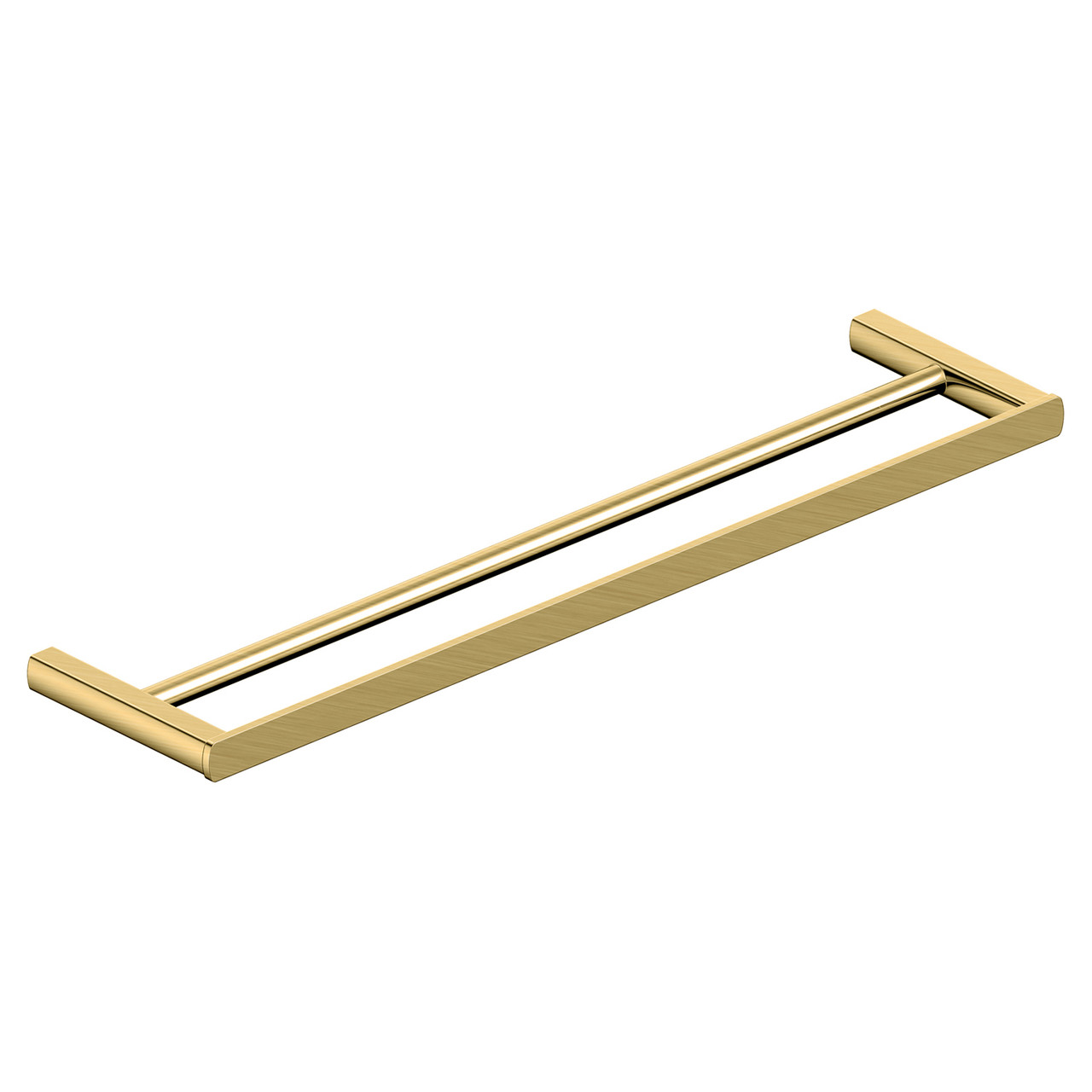 RAK Ceramics Petit Square Brushed Double Towel Rail