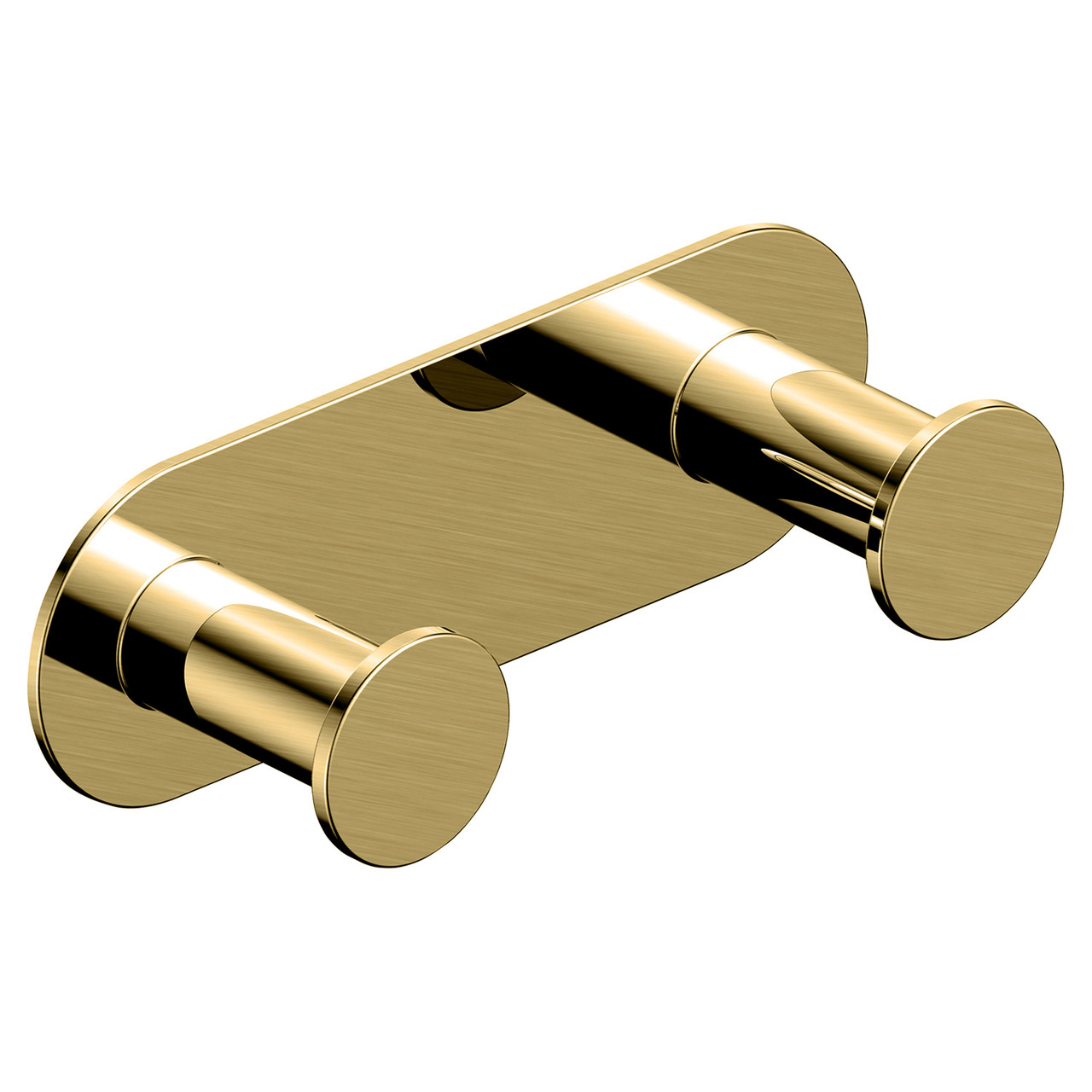 RAK Ceramics Petit Round Brushed Double Robe Hook
