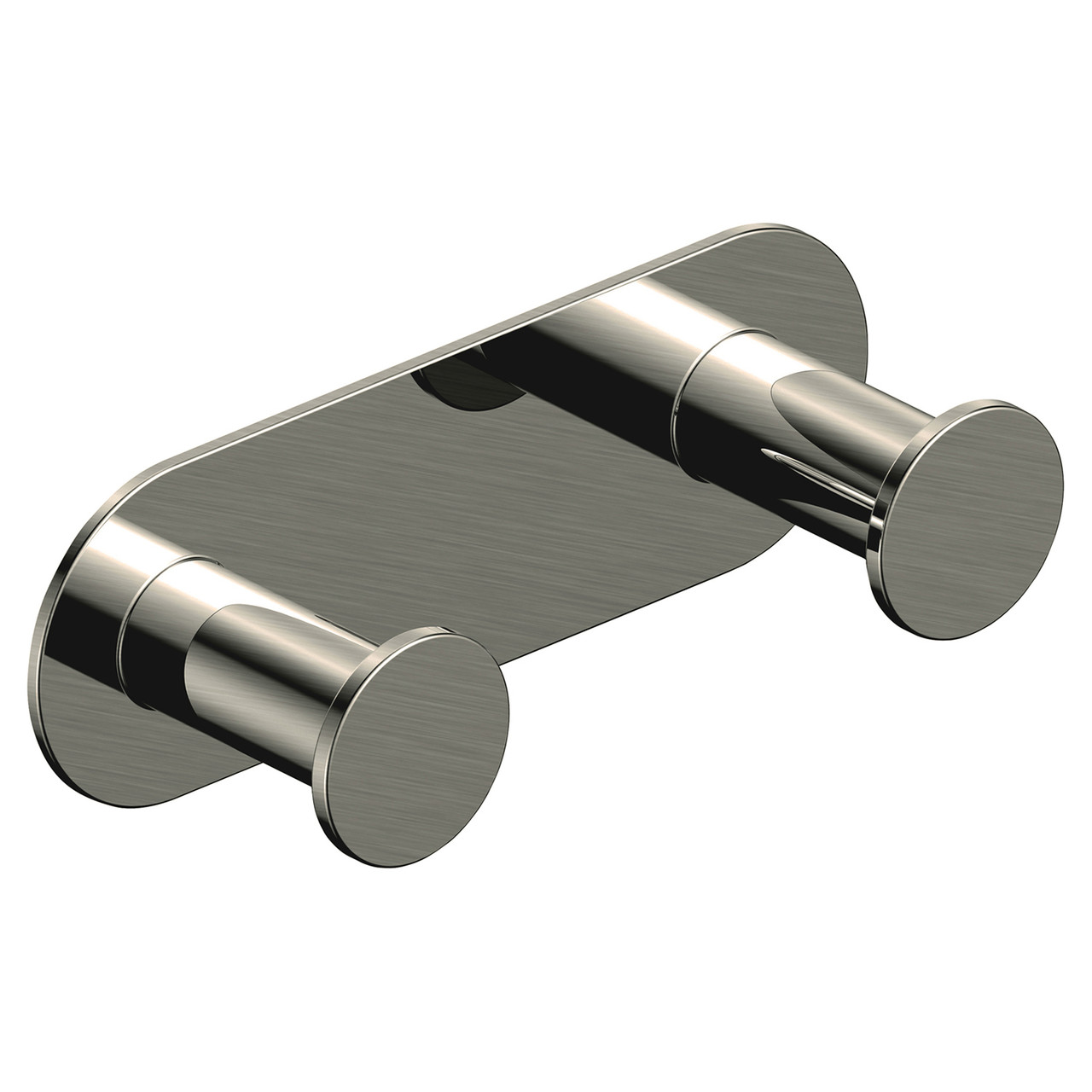 RAK Ceramics Petit Round Brushed Double Robe Hook