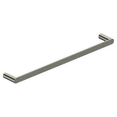 Rak Ceramics Nickel Petit Round Brushed Towel Rail | | Stainless Steel + Zinc Alloy | 600Mm