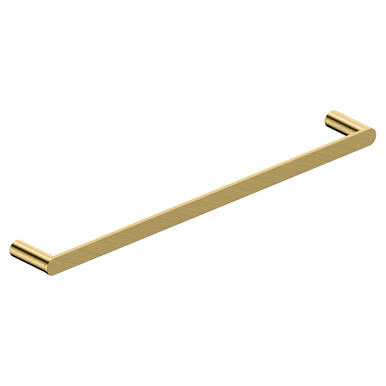 Rak Ceramics Gold Petit Round Brushed Towel Rail | | Stainless Steel + Zinc Alloy | 600Mm
