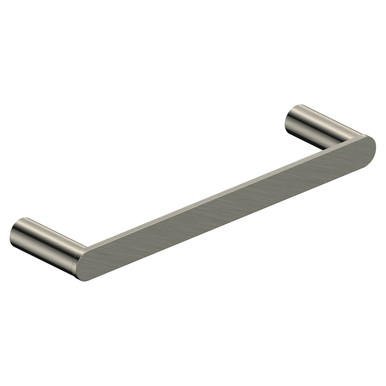 Rak Ceramics Nickel Petit Round Brushed Towel Ring | | Stainless Steel + Zinc Alloy | 59Mm X 20Mm X 240Mm