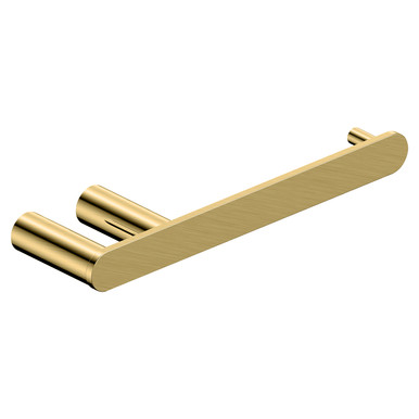 Rak Ceramics Gold Petit Round Brushed Toilet Roll Holder | | Stainless Steel + Zinc Alloy | 59Mm X 20Mm X 195Mm