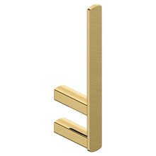 RAK Ceramics Petit Square Brushed Spare Toilet Roll Holder, alternate view 2