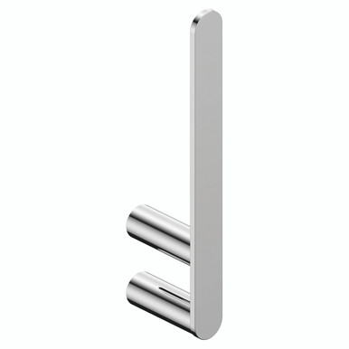 Rak Ceramics Chrome Petit Round Spare Toilet Roll Holder | | Stainless Steel + Zinc Alloy | 59Mm X 20Mm X 195Mm