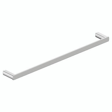 Rak Ceramics Chrome Petit Square Towel Rail | | Stainless Steel + Zinc Alloy | 600Mm