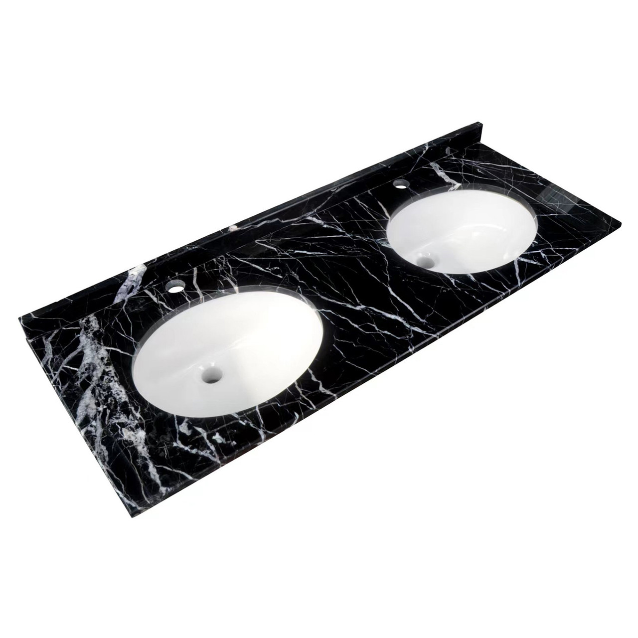 RAK Ceramics Washington Marble Counter Top with Drop In Basin and 1 Tap Hole