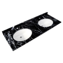 RAK Ceramics Washington Marble Counter Top with Drop In Basin and 1 Tap Hole, alternate view 2