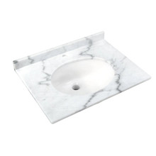 RAK Ceramics Washington Marble Counter Top with Drop In Basin and 1 Tap Hole, alternate view 2