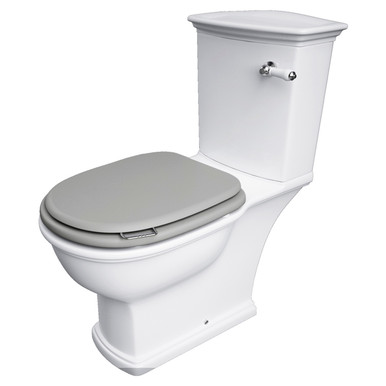 RAK Ceramics Washington Wood Soft Close Toilet Seat and Cover, alternate view 3