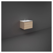 RAK Ceramics Joy Uno Scandi Wall Hung Single Drawer Vanity Unit, alternate view 2