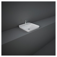 RAK Ceramics Variant Square Drop In Basin with 1 Tap Hole, alternate view 2