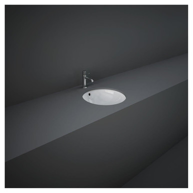 Rak Ceramics White Variant Round Under Counter Basin | | Vitreous China | 360Mm