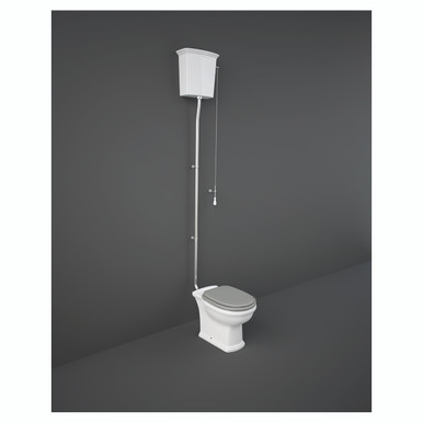 Rak Ceramics White Washington Open Back Toilet Pan | | Vitreous China | 355Mm X 425Mm X 575Mm