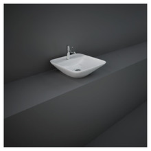 RAK Ceramics Variant Square Counter Top Basin with 1 Tap Hole, alternate view 2