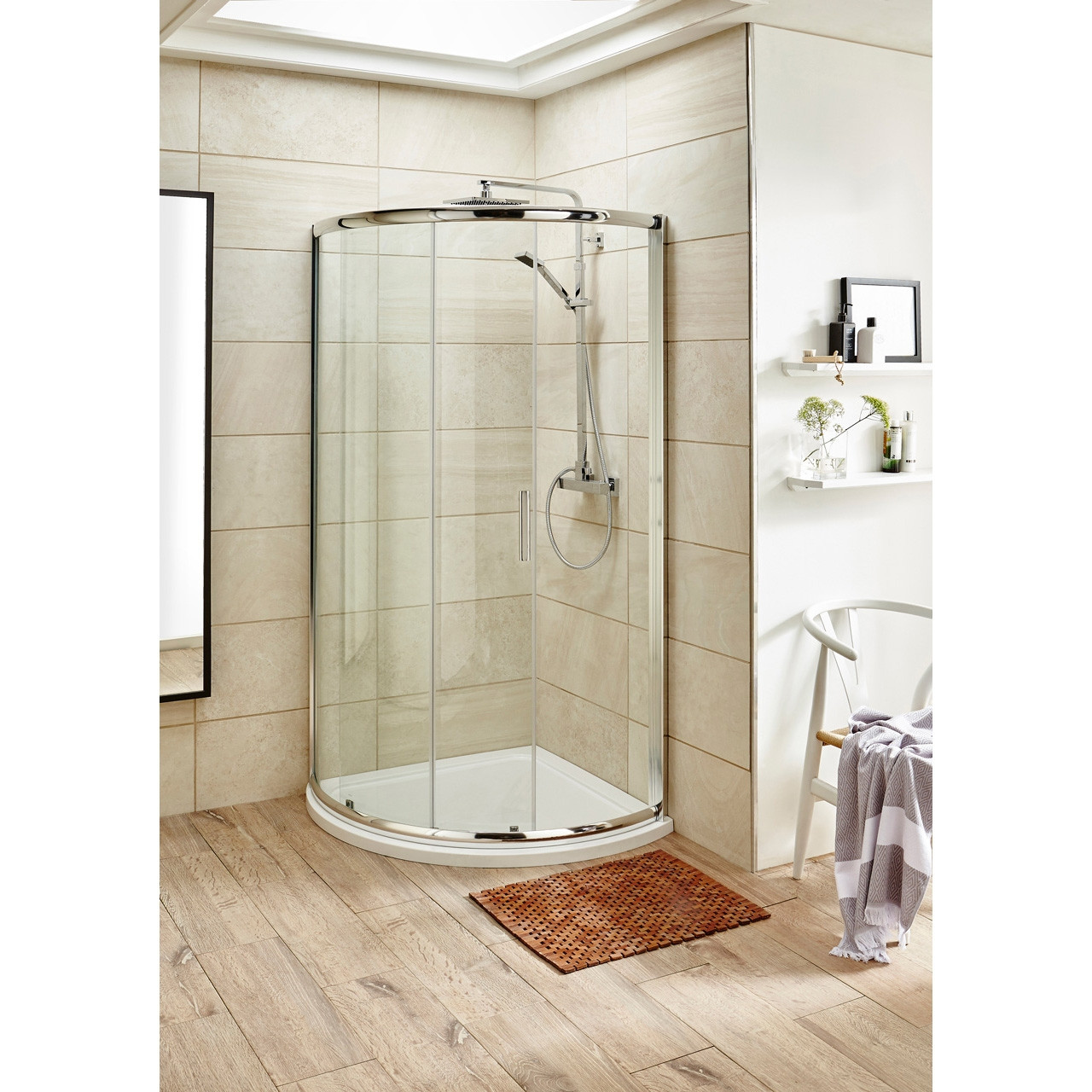 Hudson Reed Pacific Single Entry Quadrant Shower Enclosure