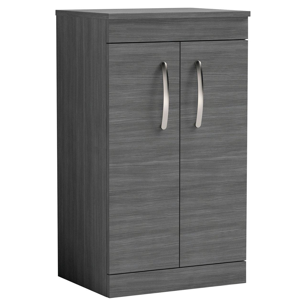 Nuie Athena Woodgrain 2 Door Vanity Unit with Worktop