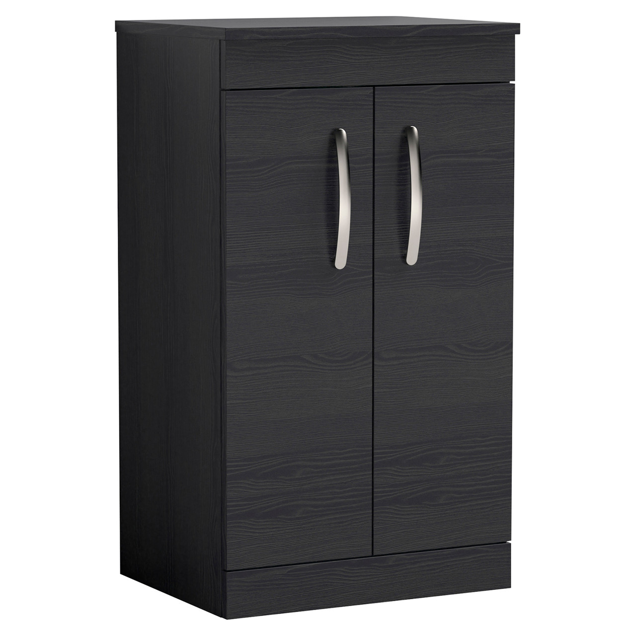 Nuie Athena Woodgrain 2 Door Vanity Unit with Worktop