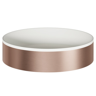 Wholesale Domestic Brushed Bronze Helix Round Countertop Basin | | Ceramic | 360Mm X 360Mm
