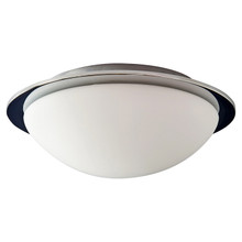Forum Spa Opie LED Bathroom Glass Dome Flush Ceiling Light, alternate view 2